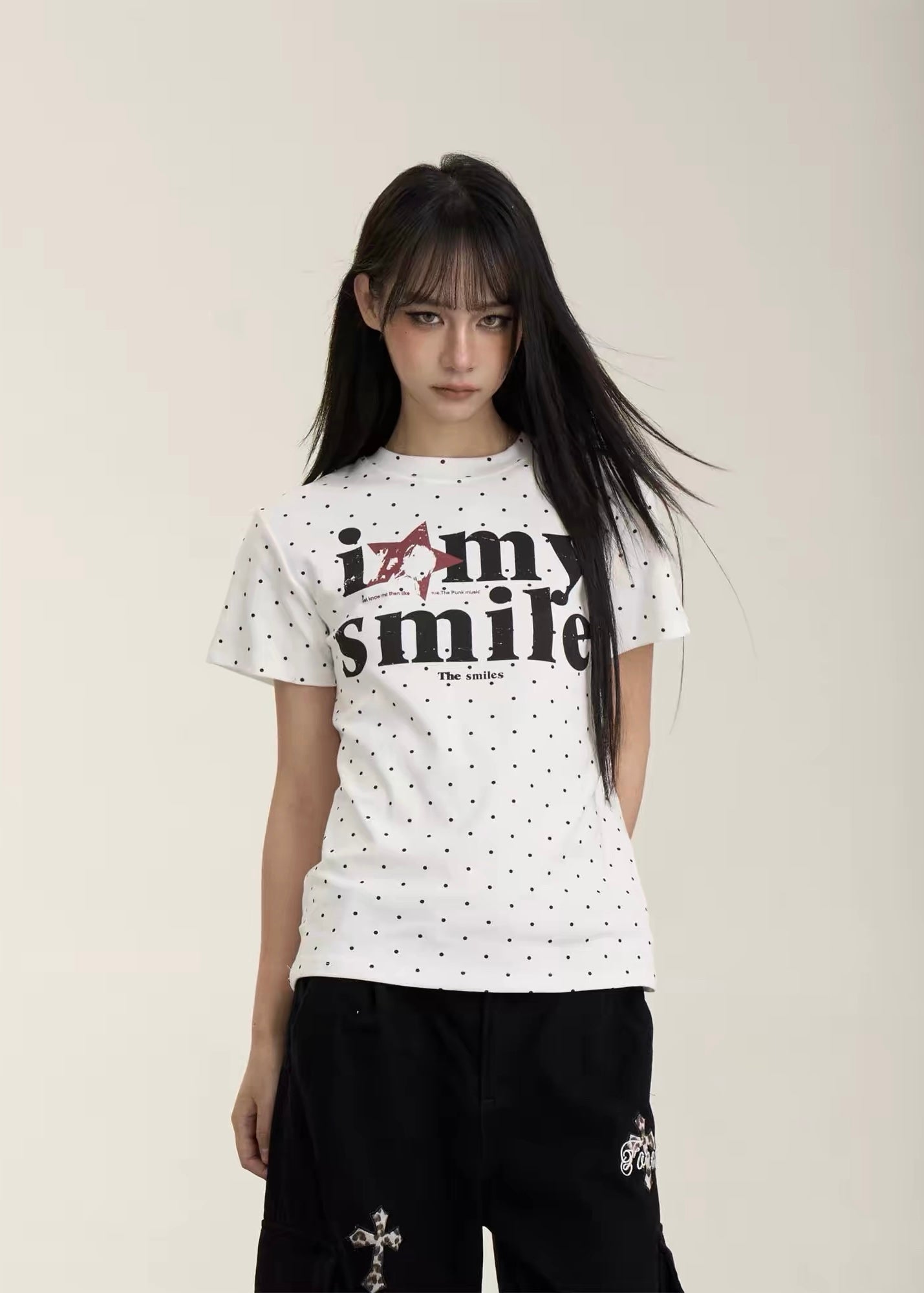 Smiles & Static Dot T-シャツ