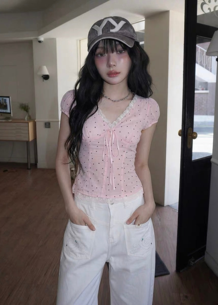 Cherry Dot Blouse