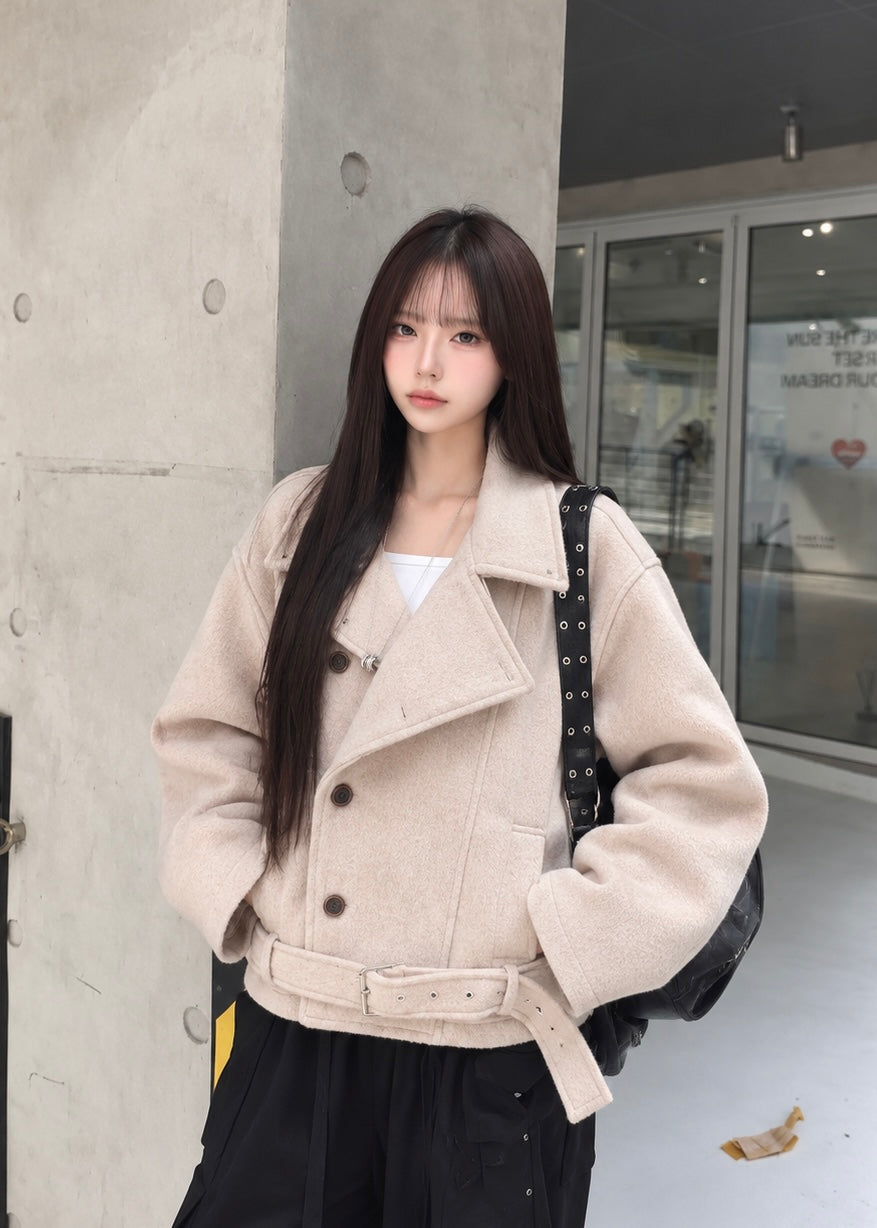 Velmora Belt Wool Jacket