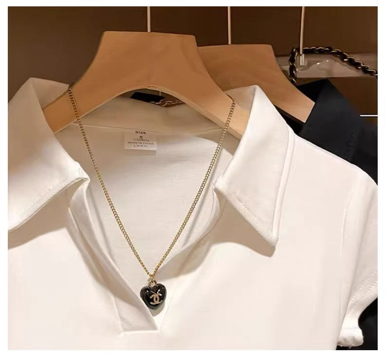 Lina Fit Polo トップス