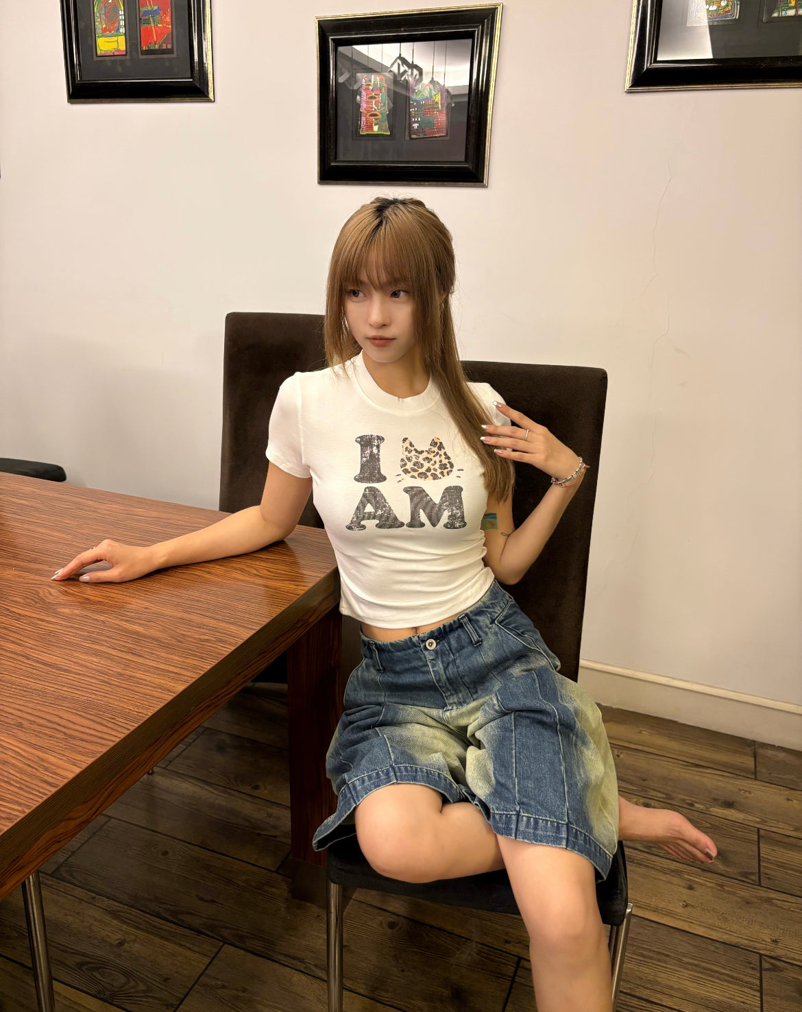 I Am Cat Graphic Baby Tシャツ