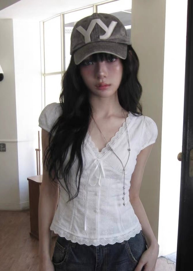 Lace Corset Blouse
