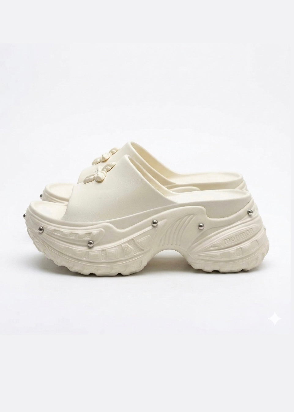 Y2K-Chrome-Butterfly Sandals +8cm
