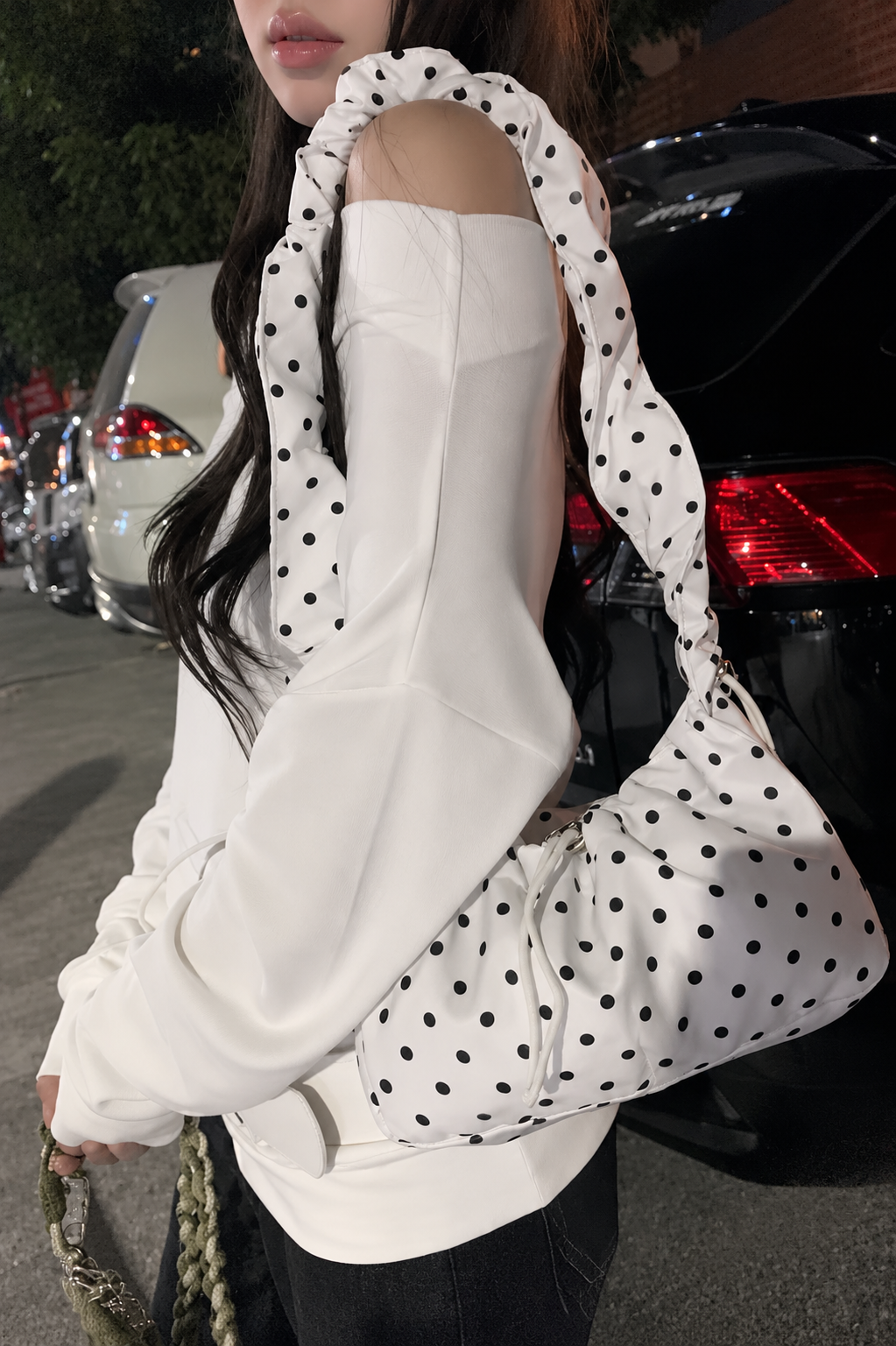 Polka Charm Shoulder Bag