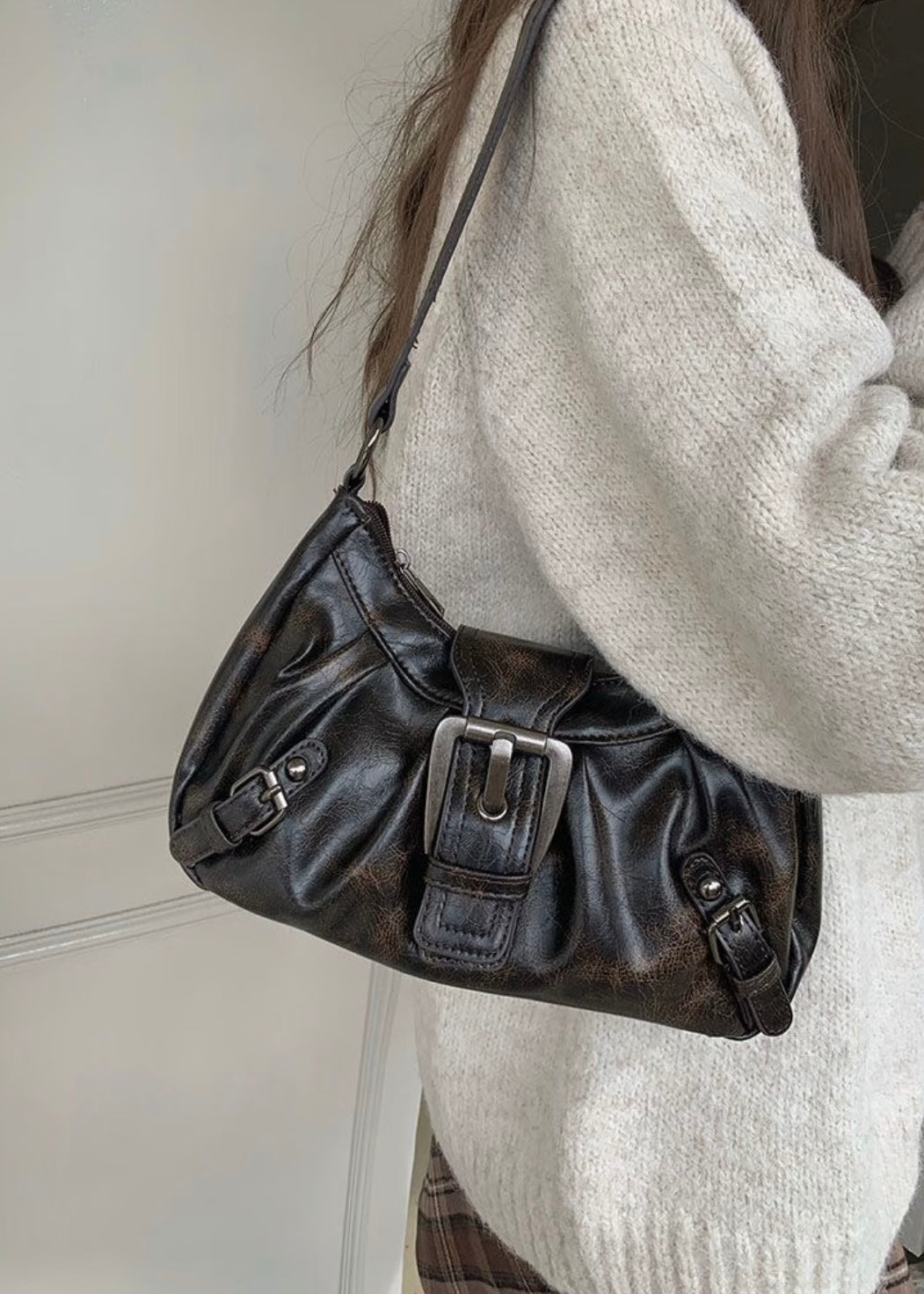 Noir Pocket Shoulder バッグ