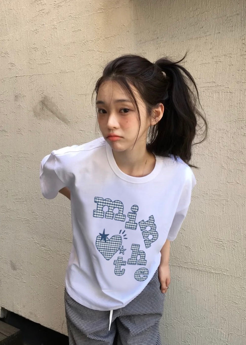 Candy Check Graphic T-シャツ