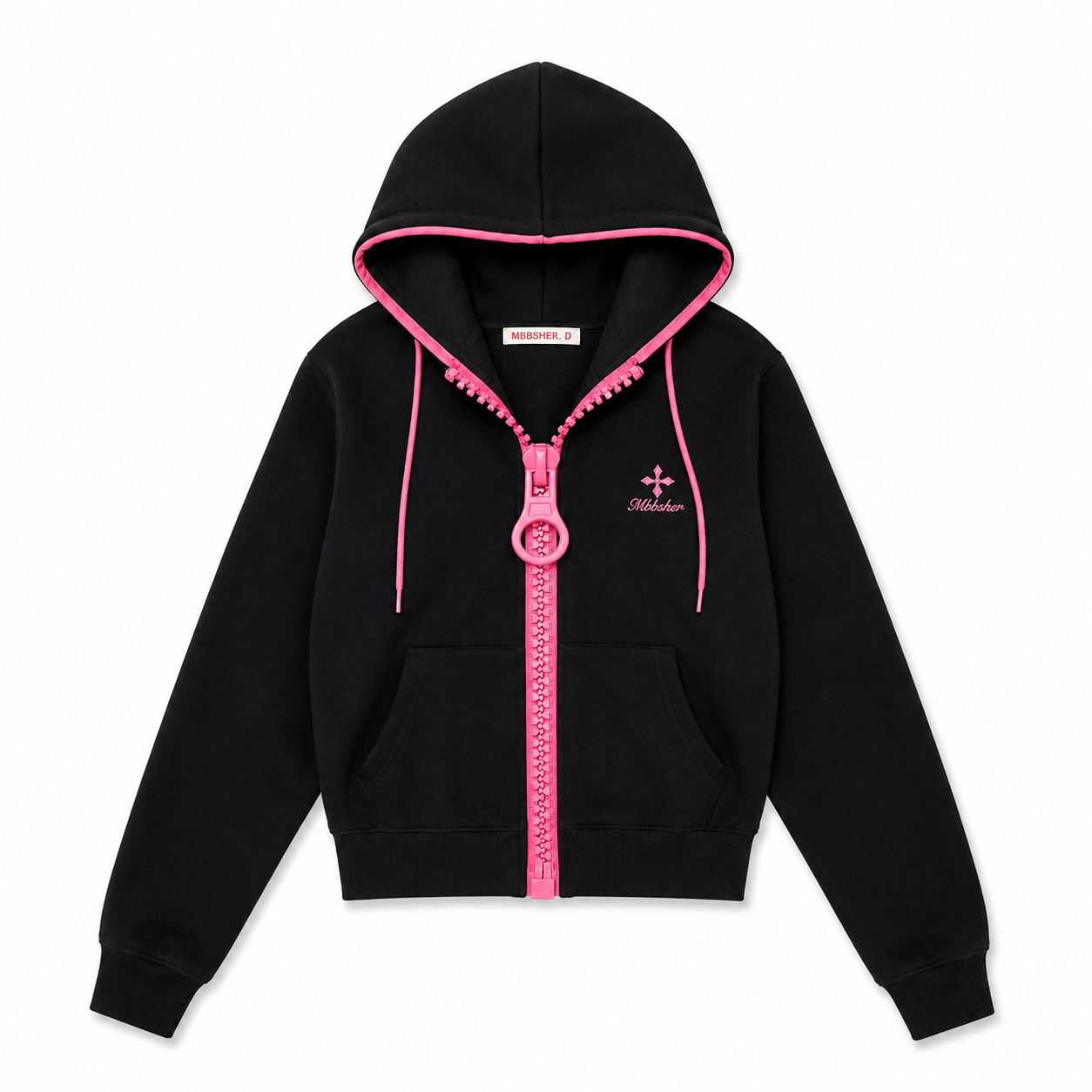 Aveline Contrast Zip Hoodie