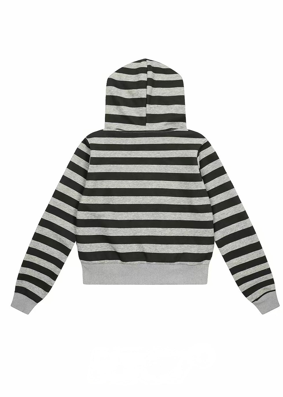 Retro Stripe Zip Hoodie
