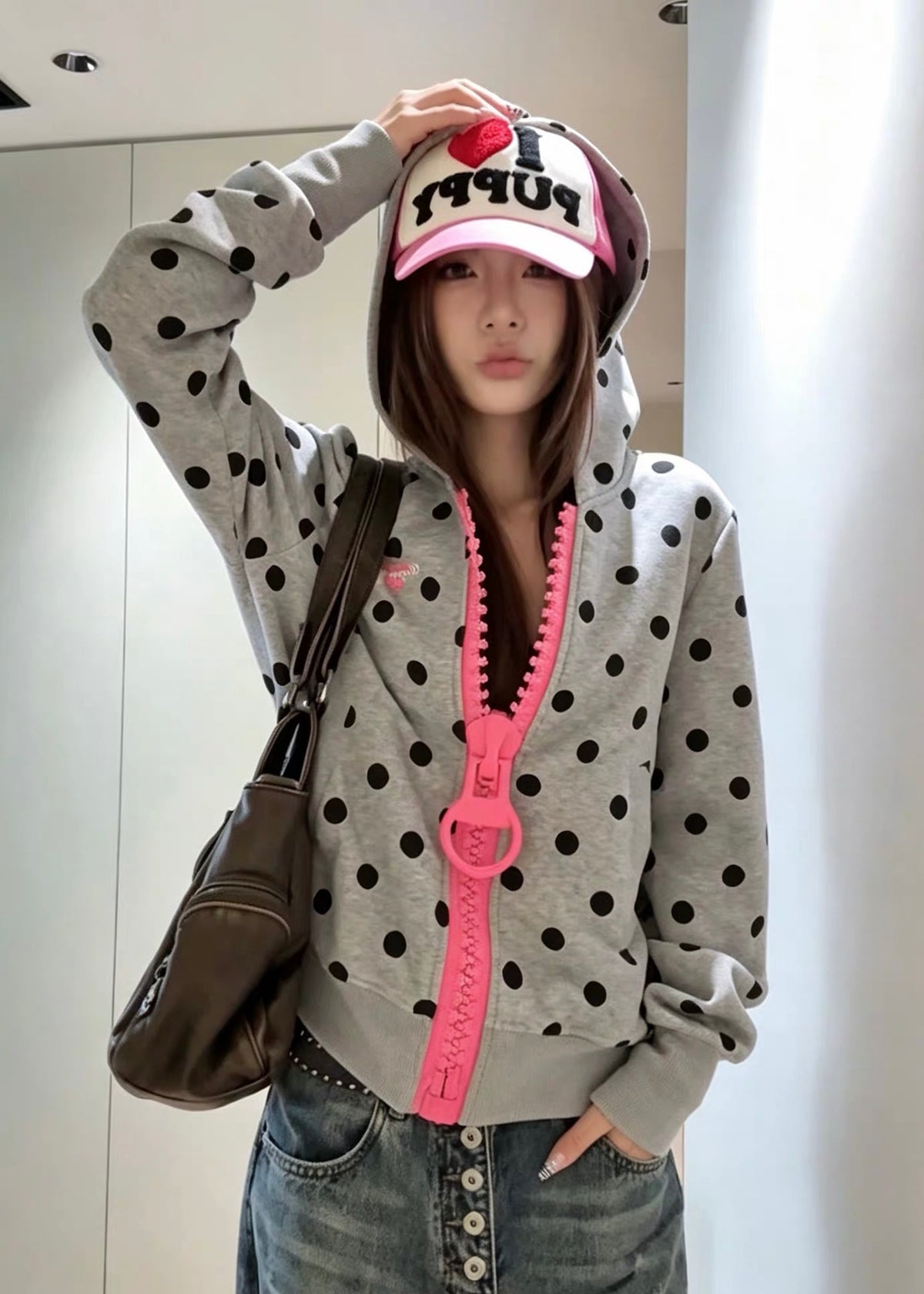 Dotty Mega Zip Hoodie