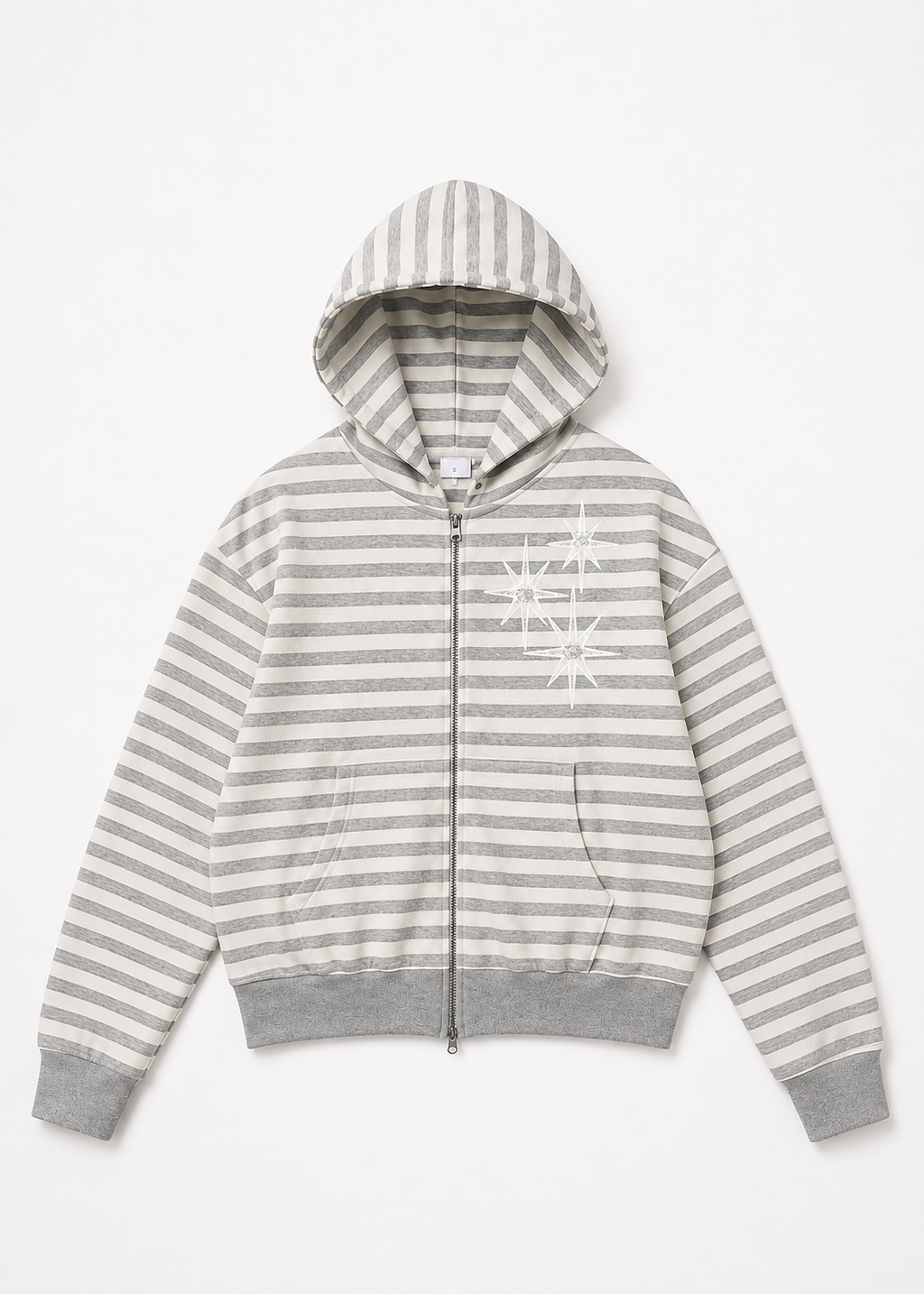 Stella Stripe Zip Hoodie