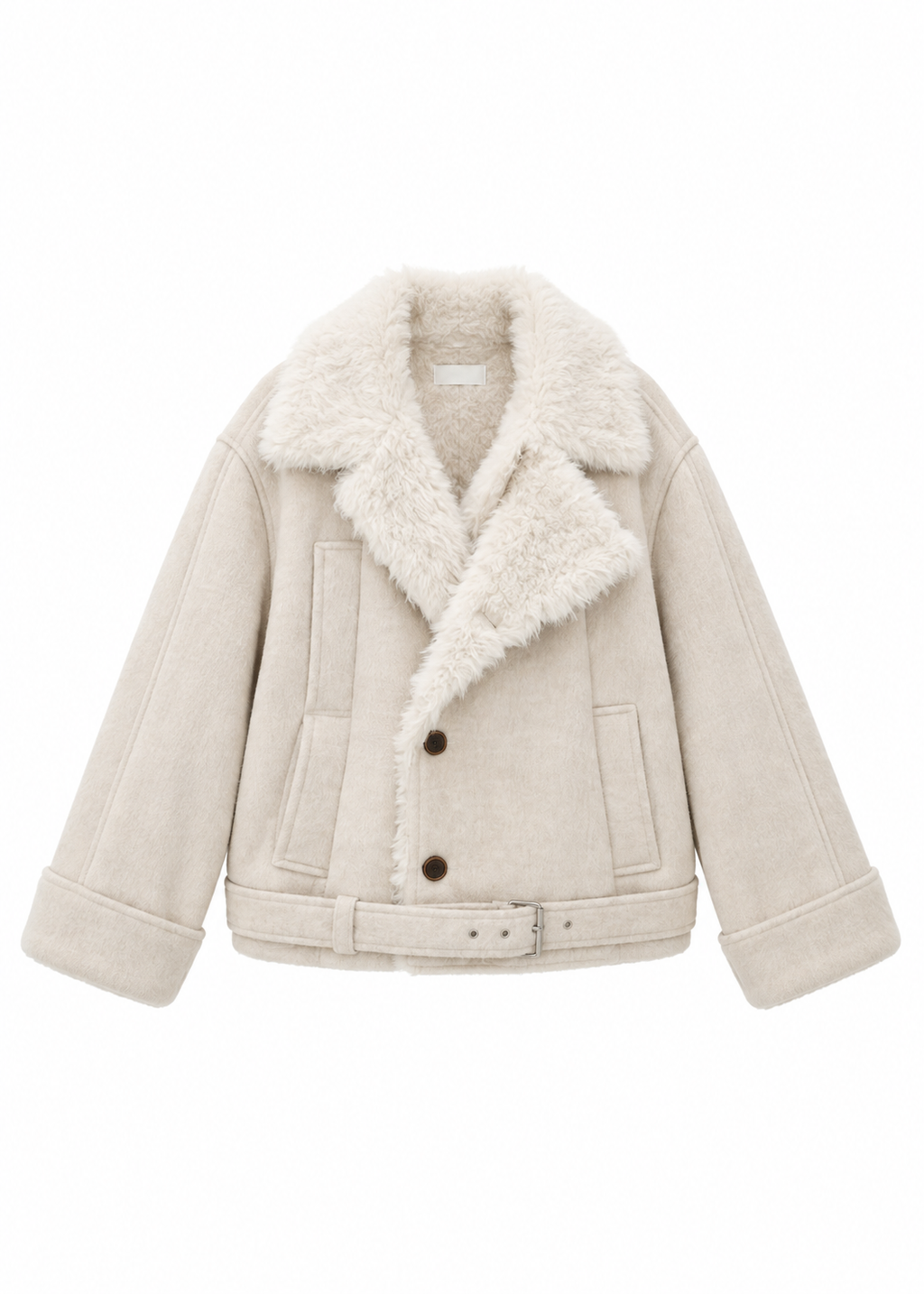 Velune Fur Belt Jacket