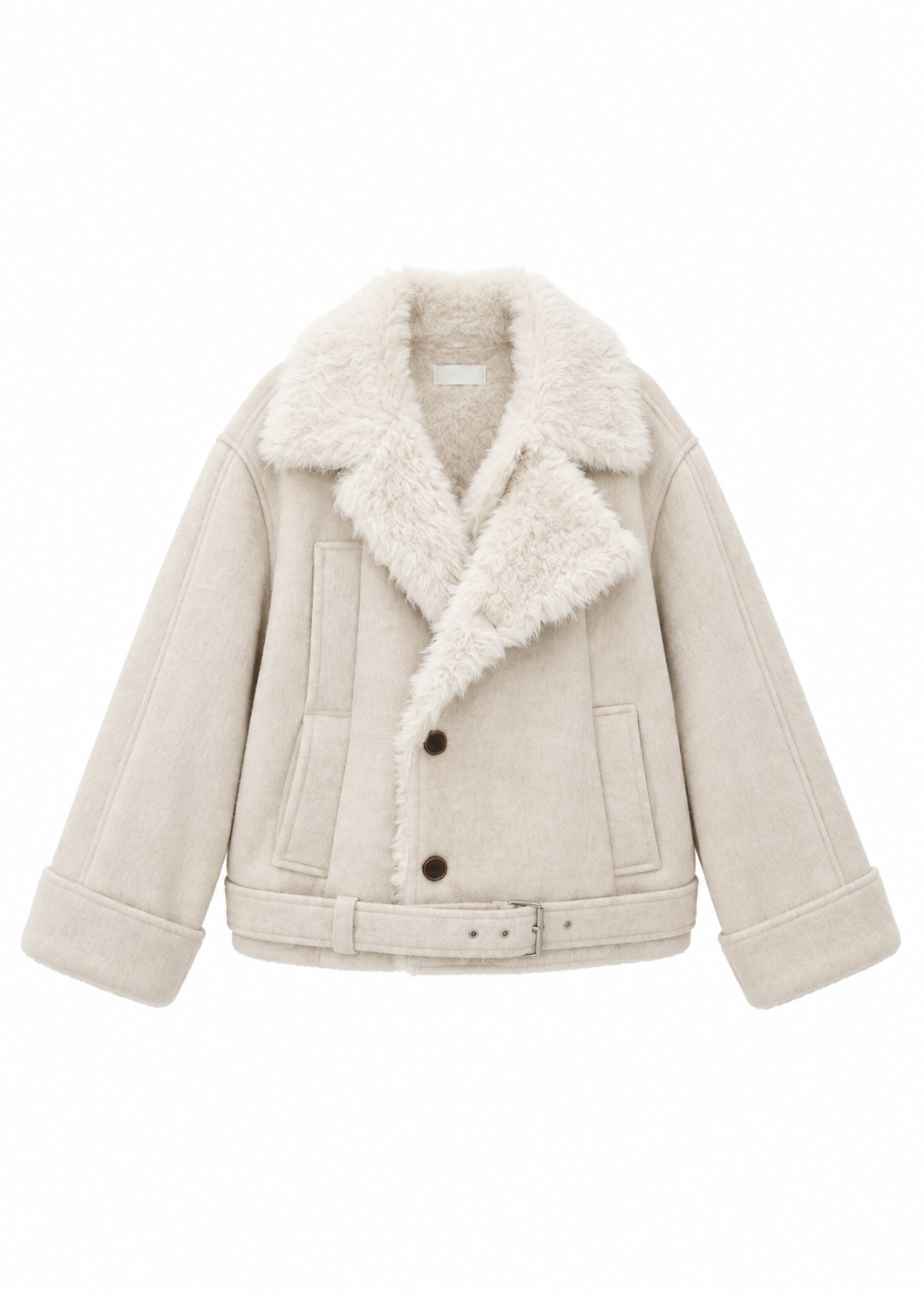 Velune Fur Belt Jacket