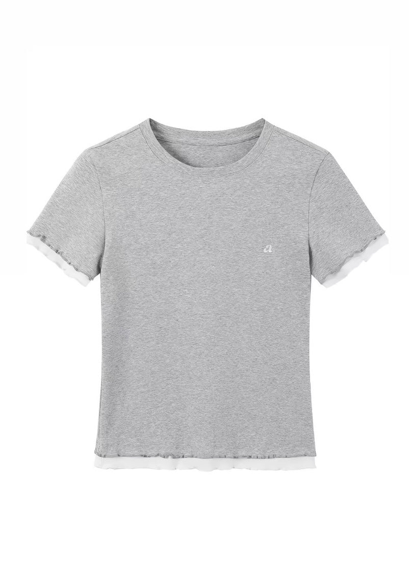 Étoile Sheer Trim T-シャツ