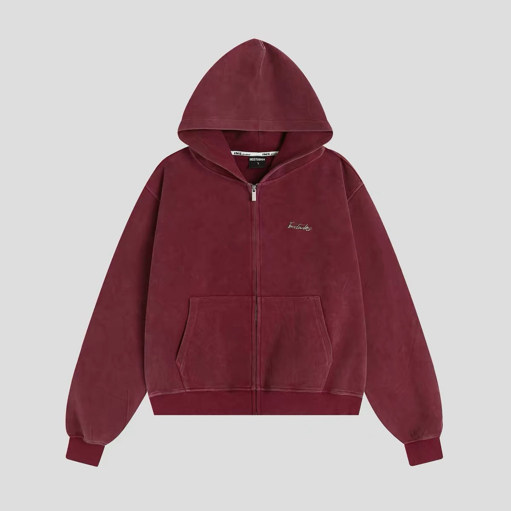 Vintage Fade Zip Hoodie