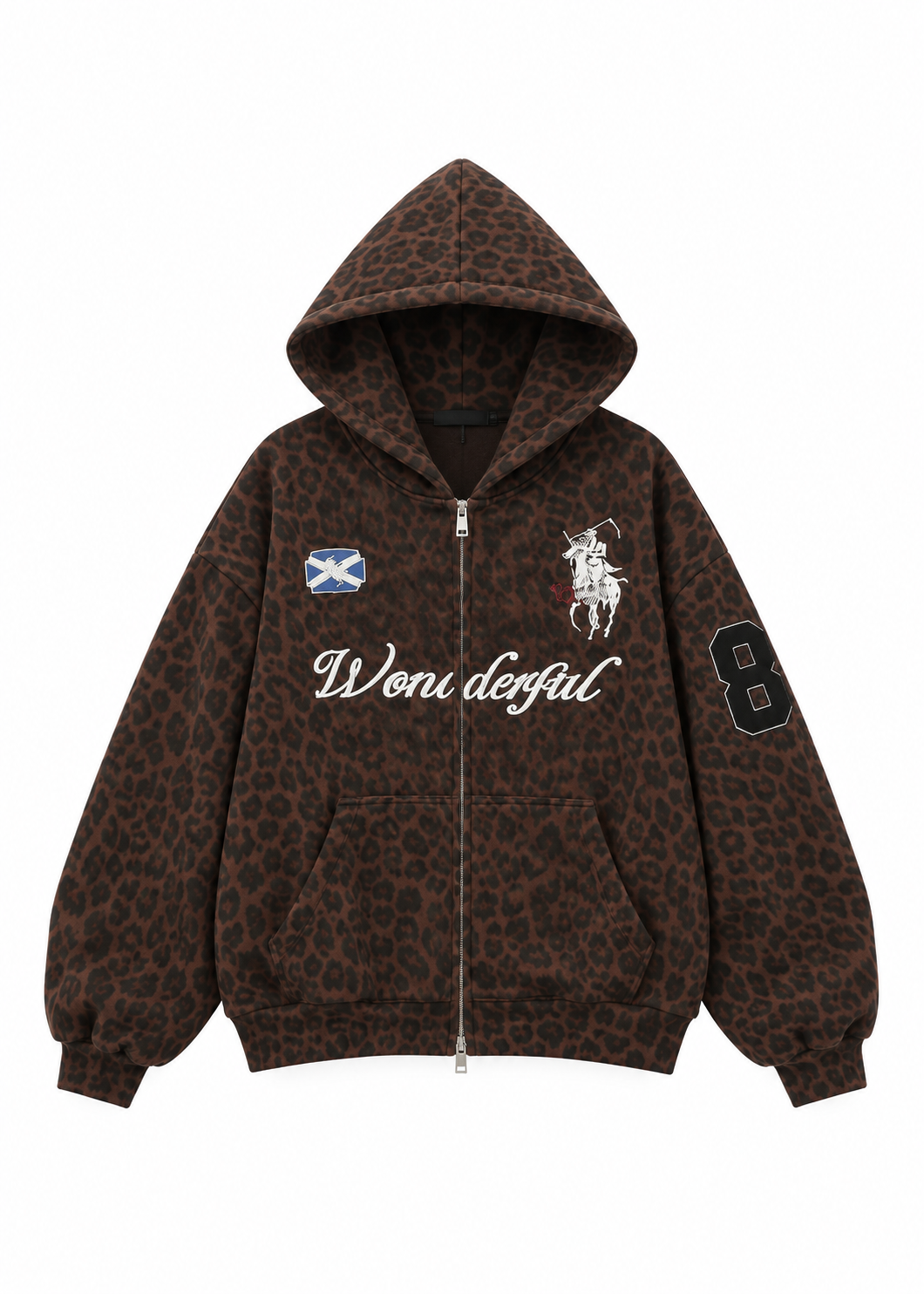 Vesper Leopard Zip Hoodie