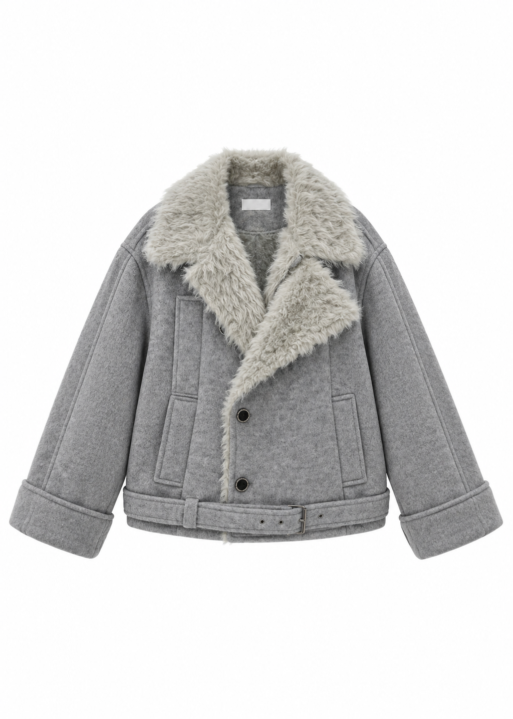 Velune Fur Belt Jacket