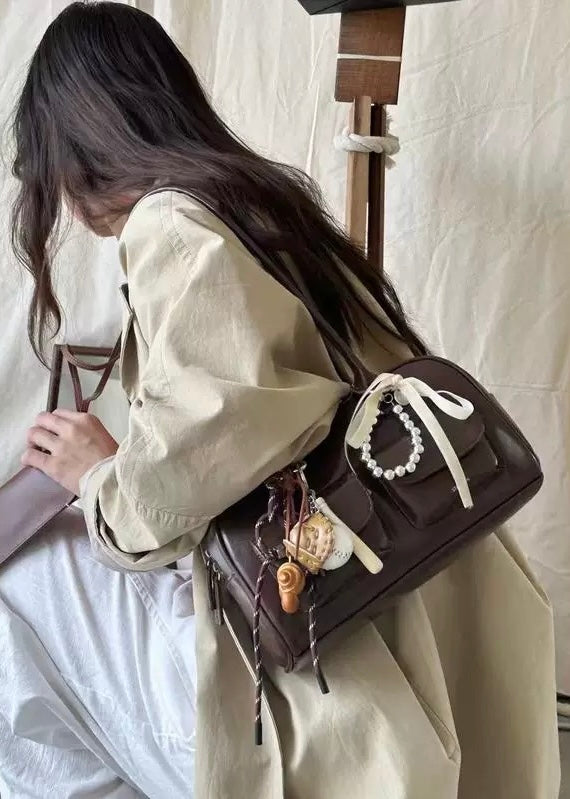 Mocha Pocket Boston バッグ