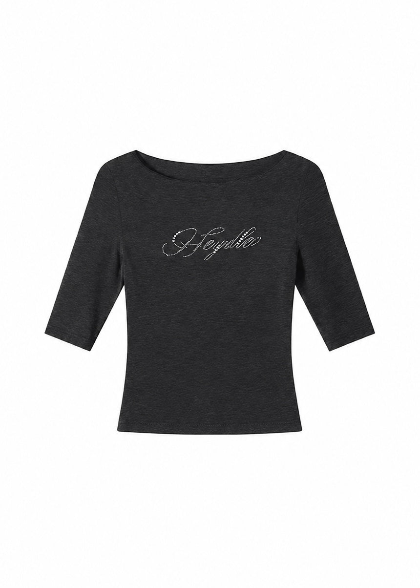 Étoile Boat Neck トップス