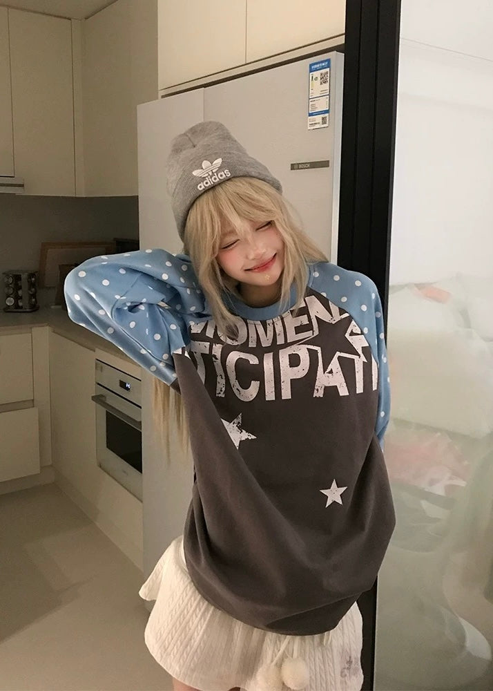 Baby Blue Galaxy Swea Tシャツ