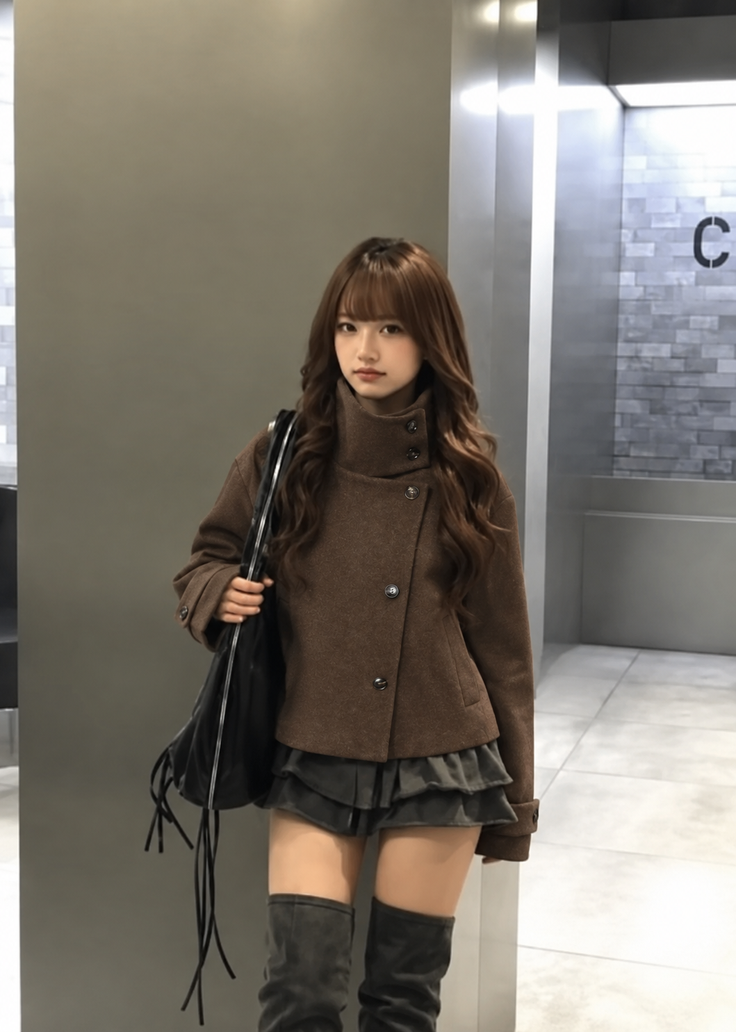 Aster High Neck Jacket