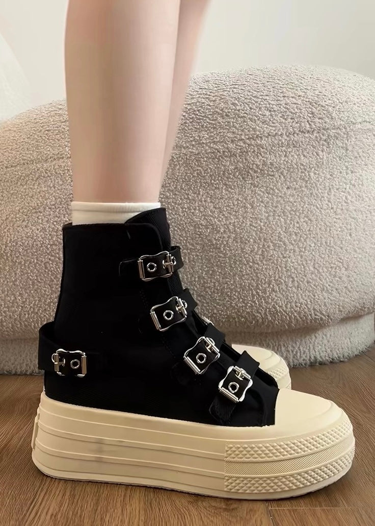 Rebel Buckle High-Top Sneaker