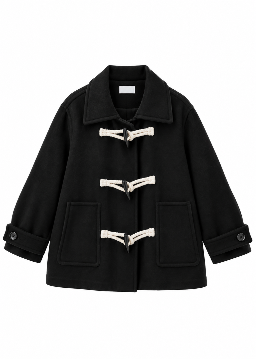 Noir Rope Duffle Coat