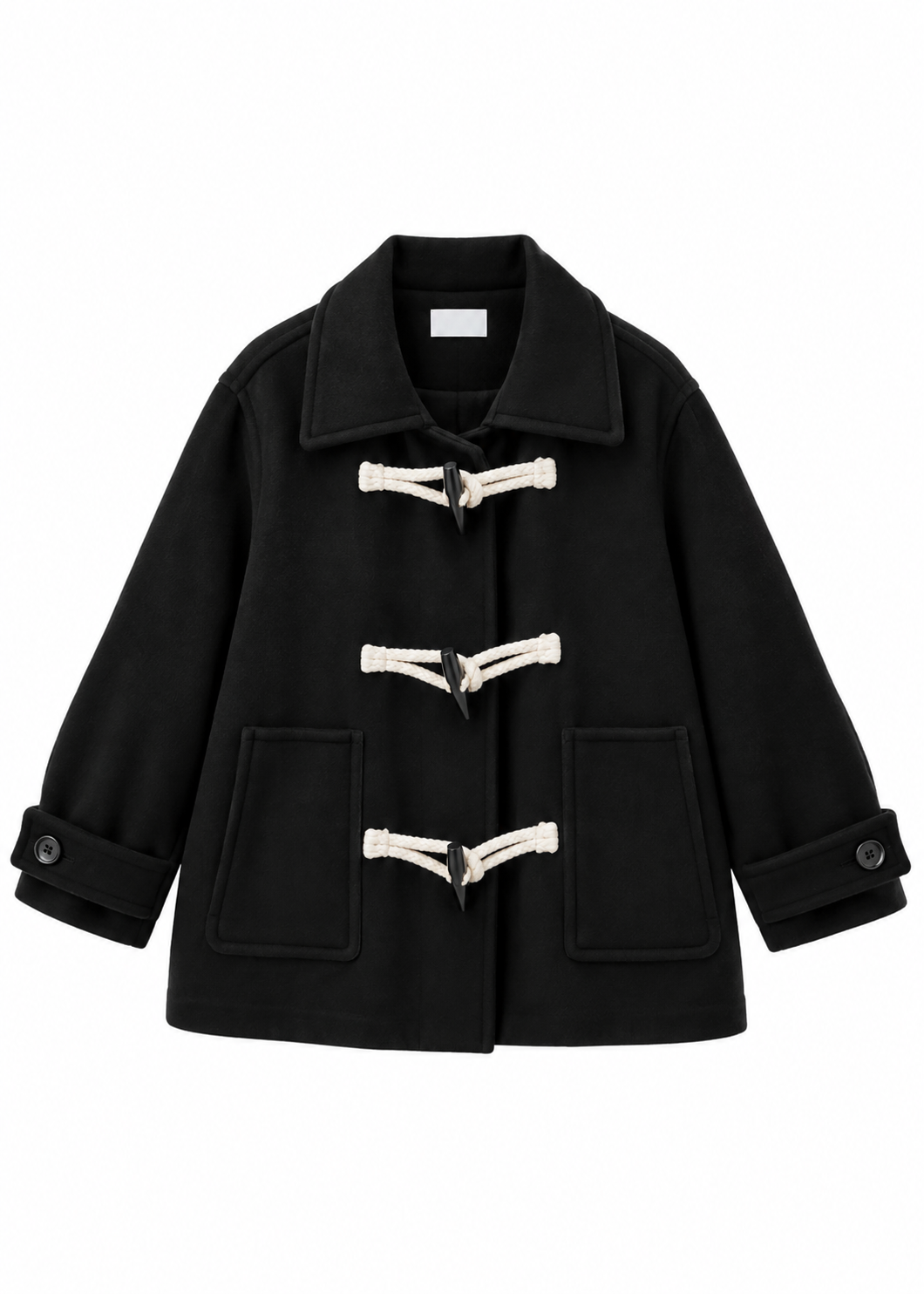 Noir Rope Duffle Coat