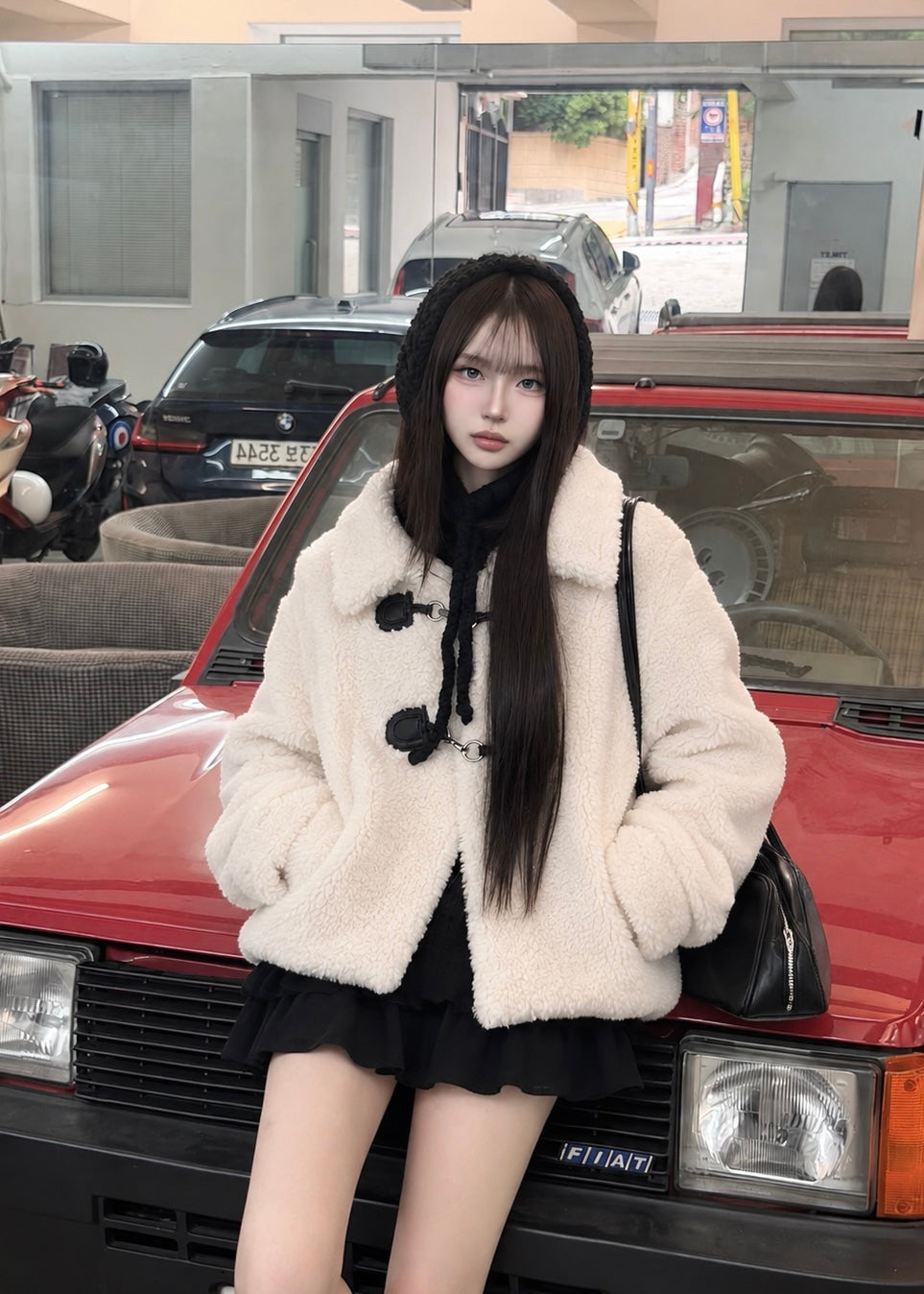 Elvane Boa Toggle Jacket