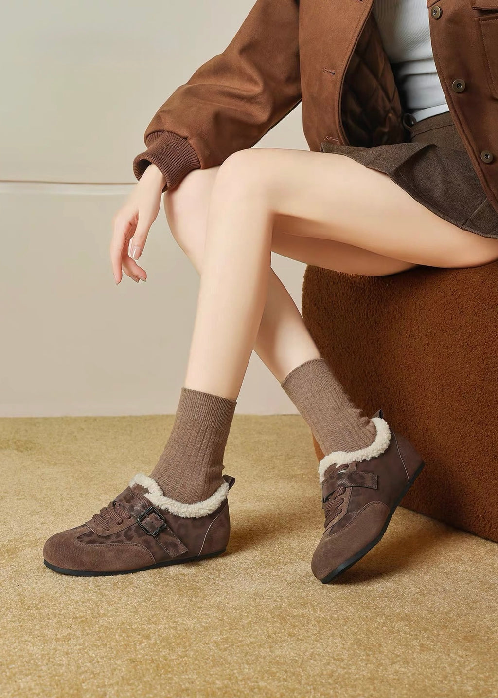 Cocoa Purr Sneakers