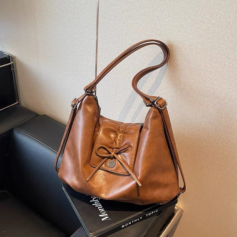 2-Wayリボンレザーバッグ