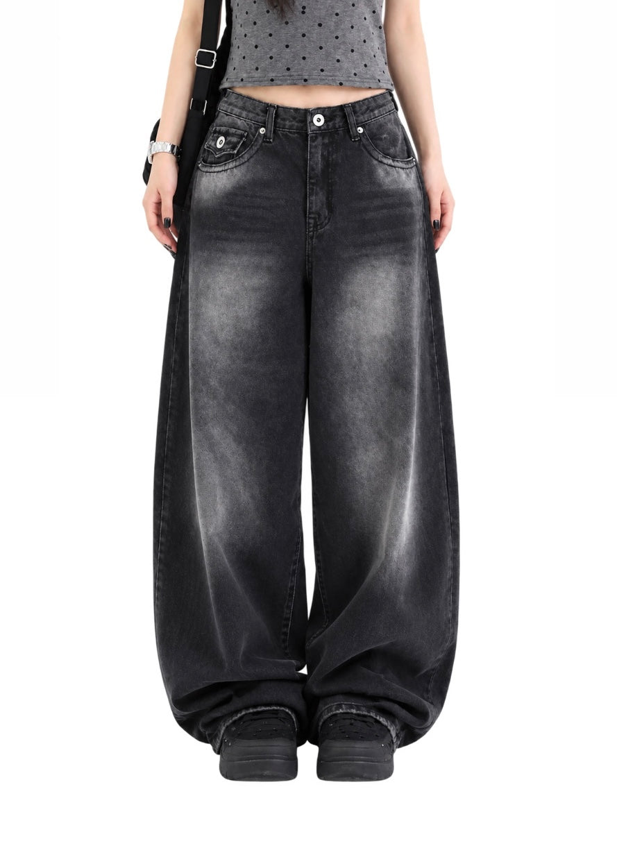Shadow Wash Wide Denim
