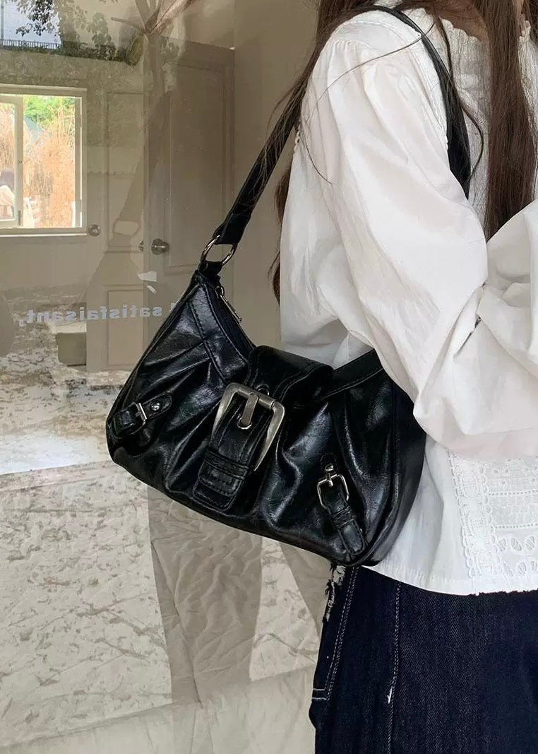 Noir Pocket Shoulder バッグ