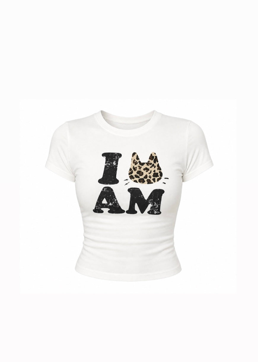 I Am Cat Graphic Baby Tシャツ