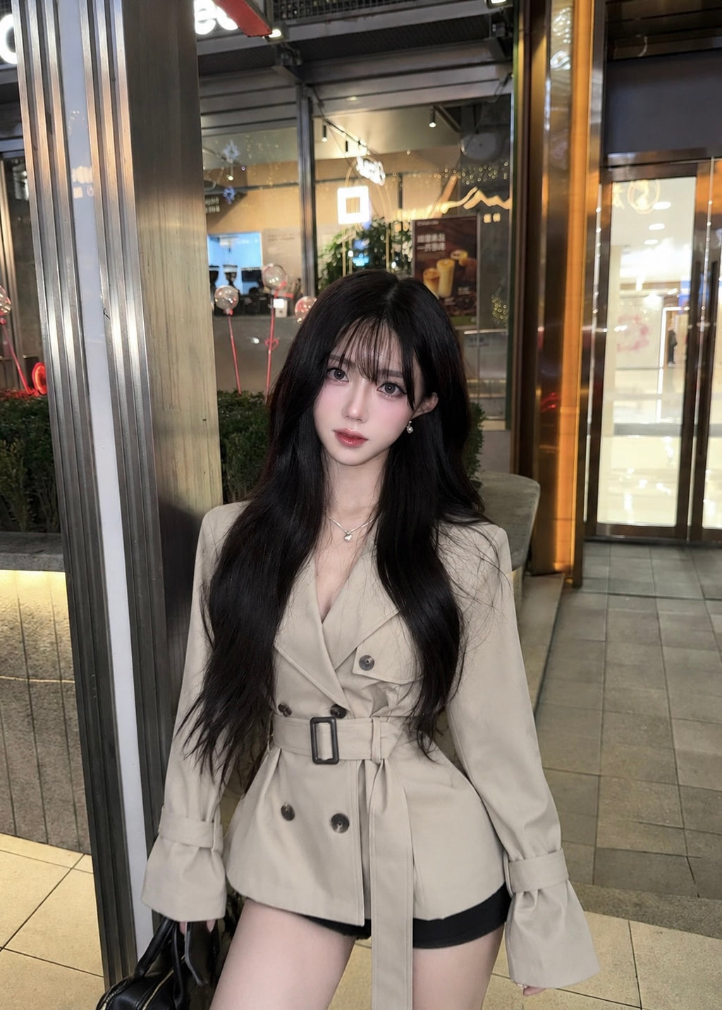 Elise Belted Trench Jacket