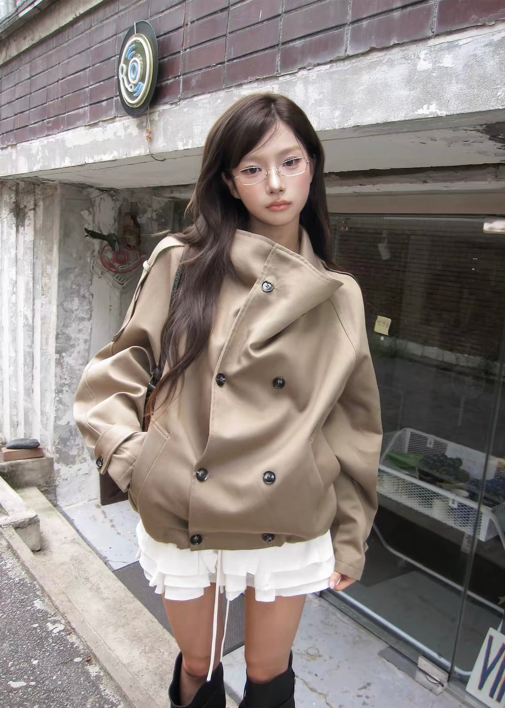 Veyla High Neck Blouson