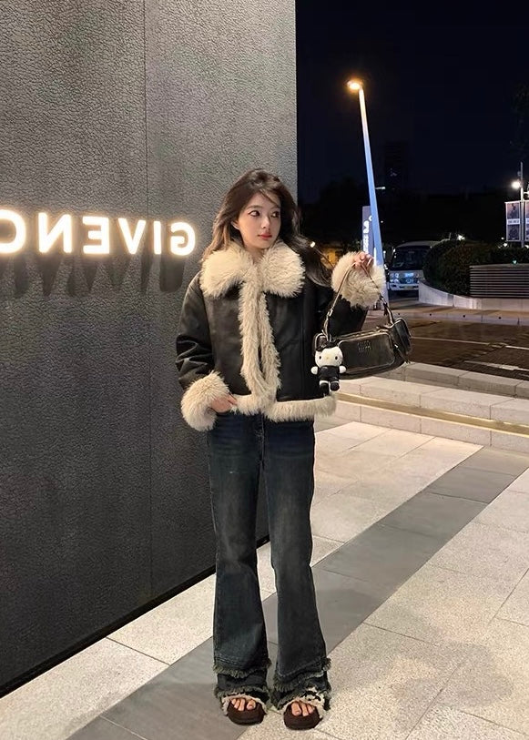 Miel Fur Mustang Jacket