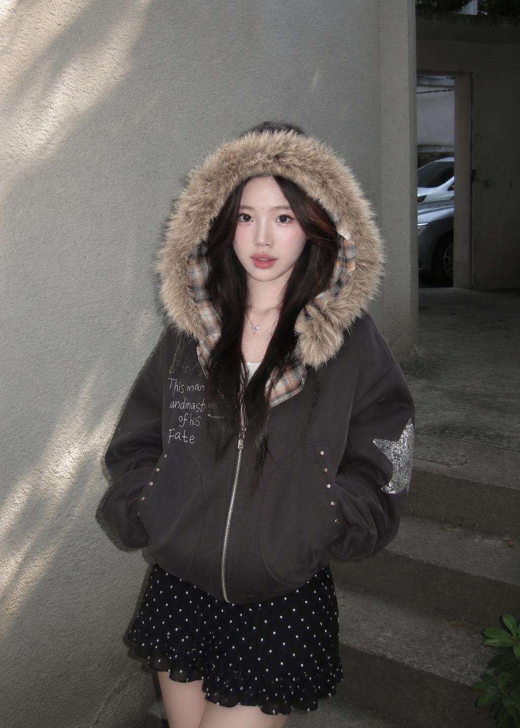 Fate Fur Hood Jacket