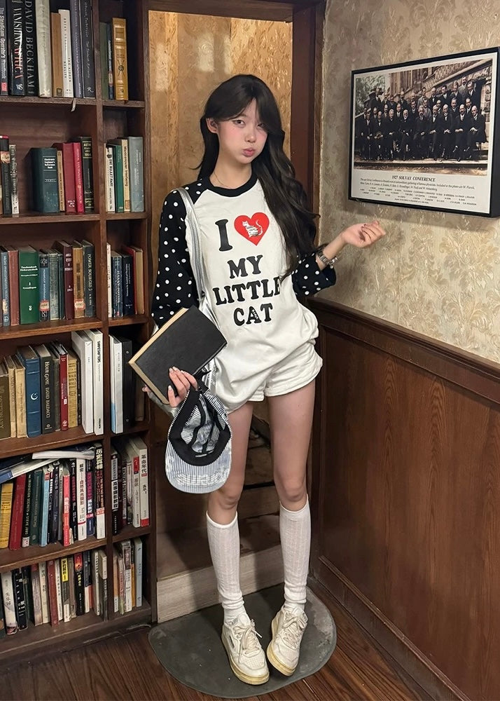 Midnight Dot Raglan Tシャツ