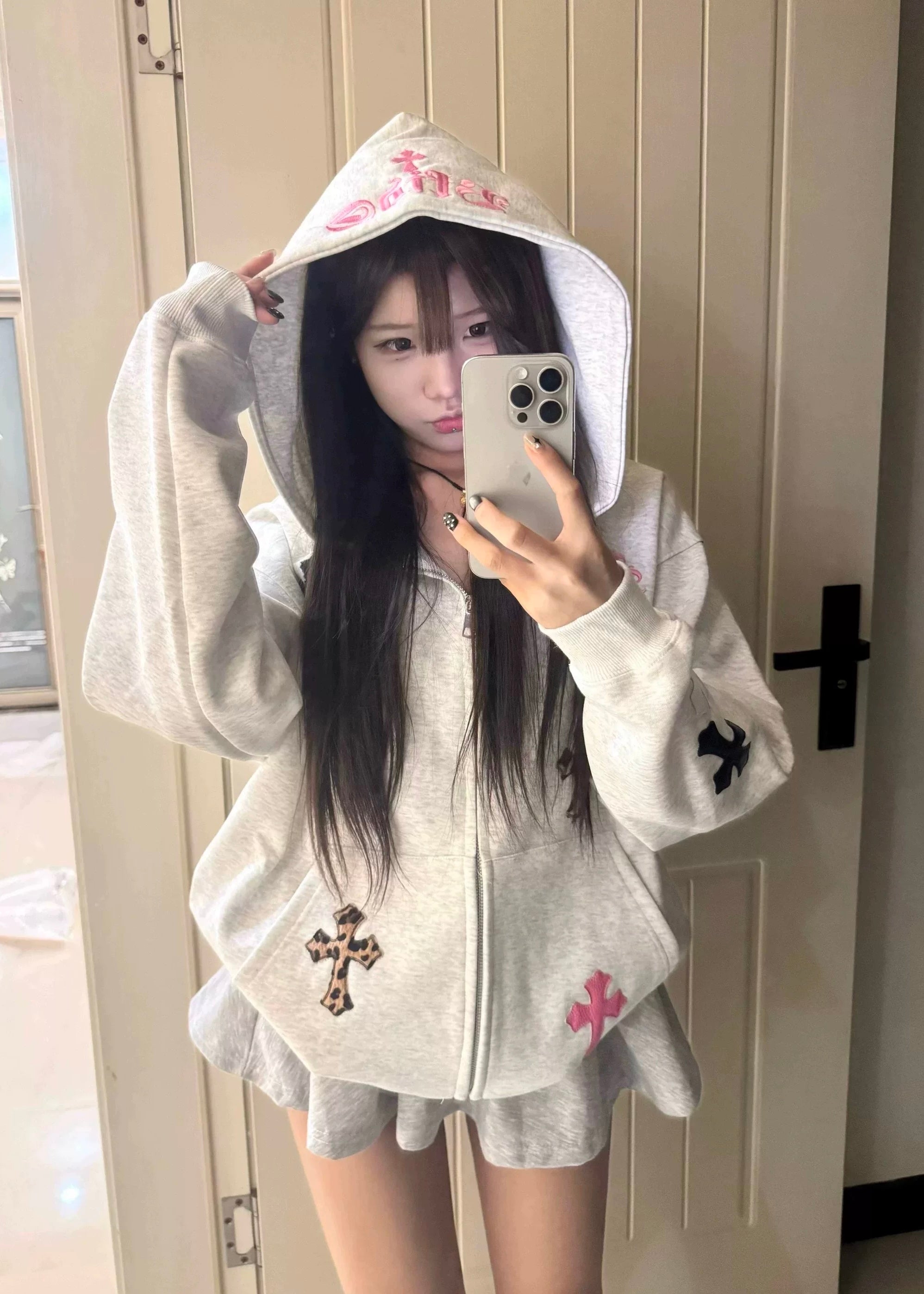 Baggy Zip-Up Hoodie Parker – Noxvera
