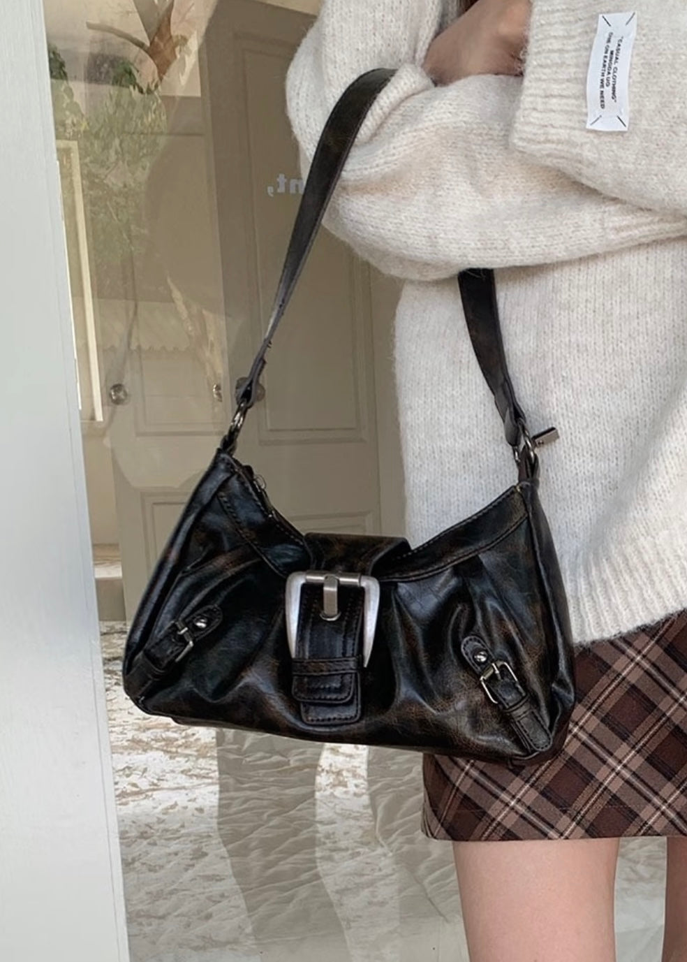 Noir Pocket Shoulder バッグ