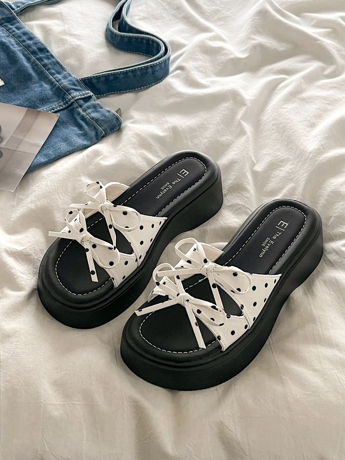 Sweetie Polka-Dot Sandals