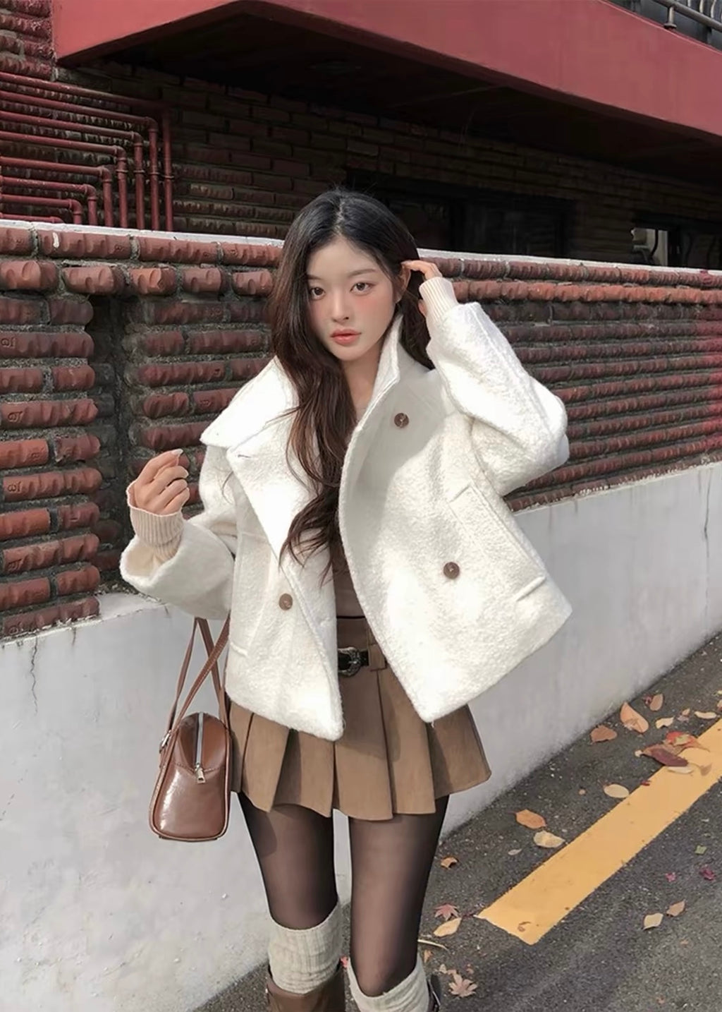 Elvane high neck coat