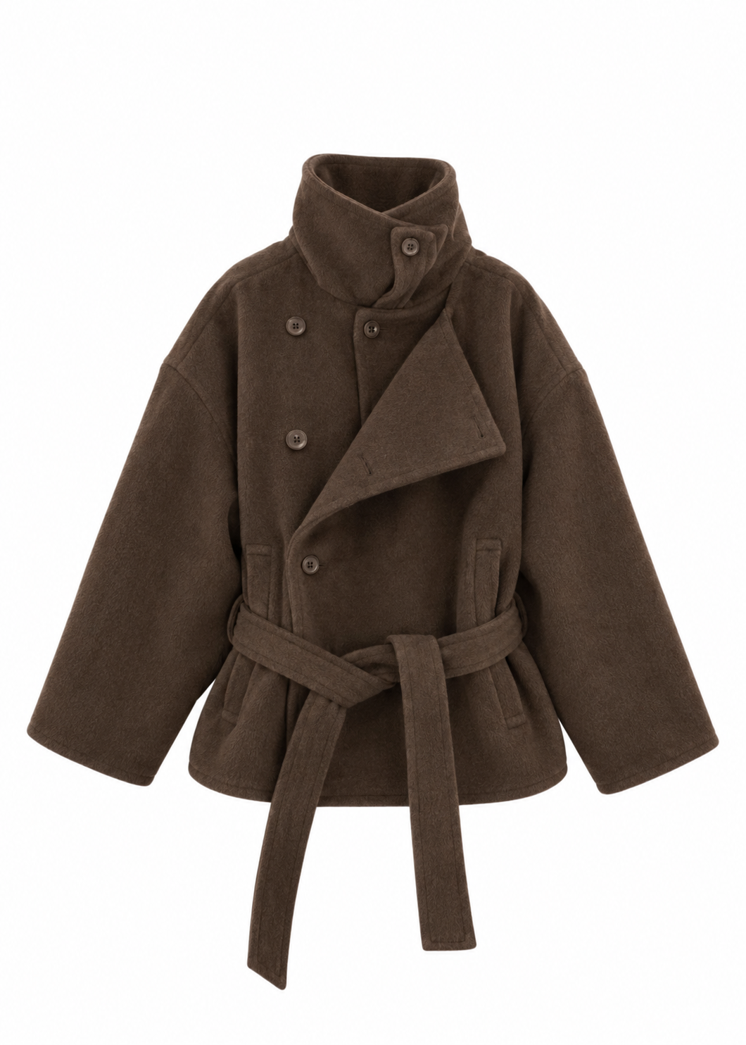 Noir Wrap Trench Coat – Noxvera