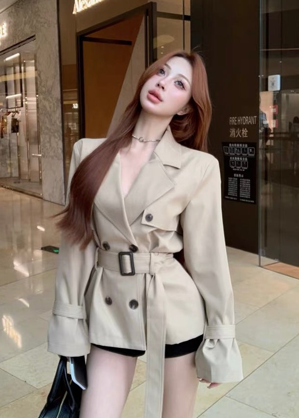 Elise Belted Trench Jacket