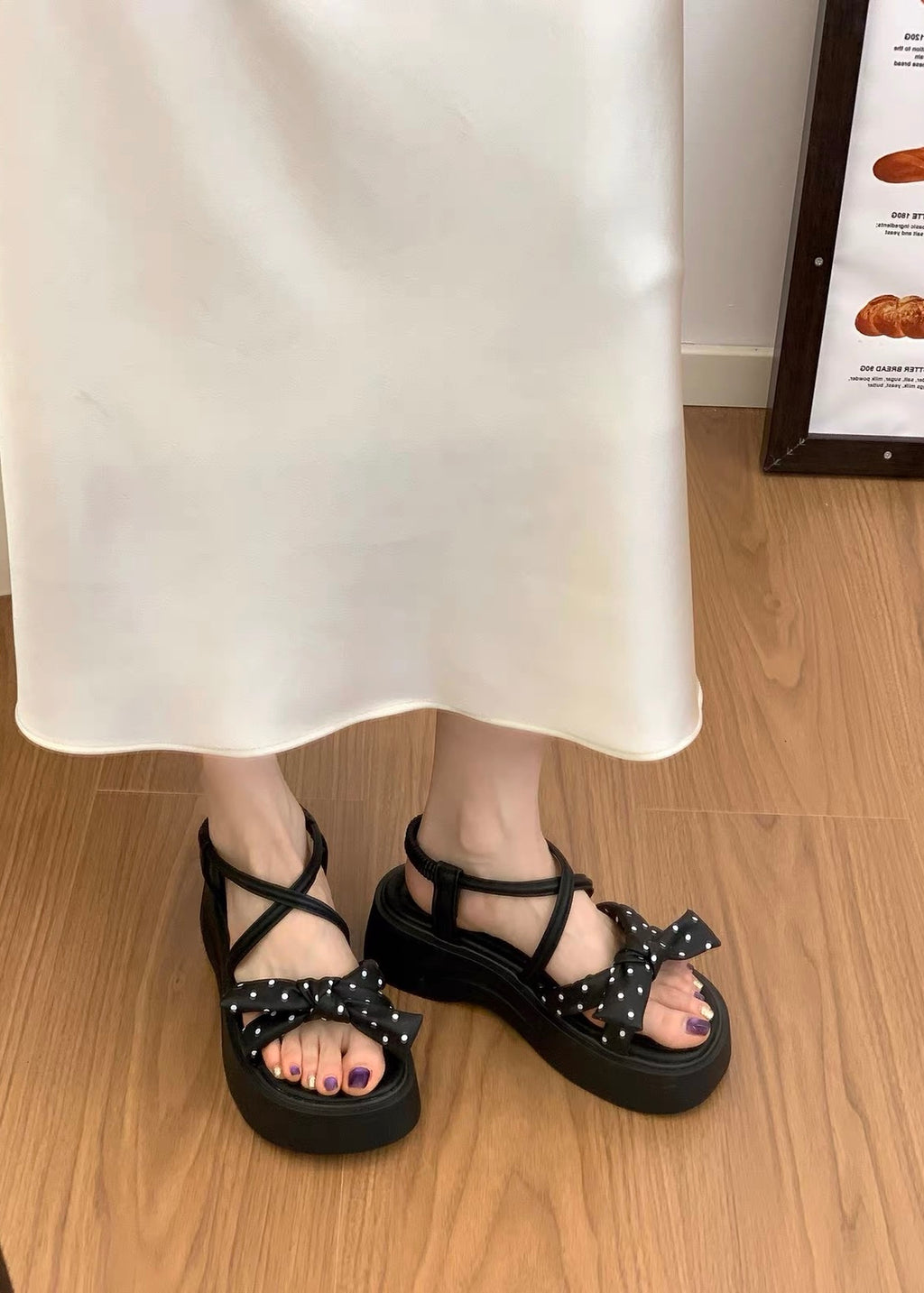 Velune Ribbon Sandals