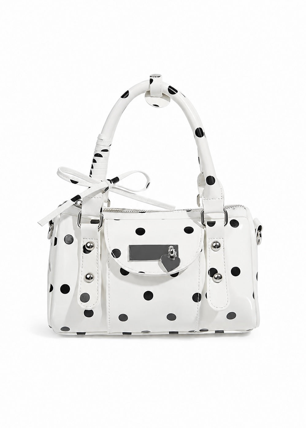 Dotty Heart Boston Bag