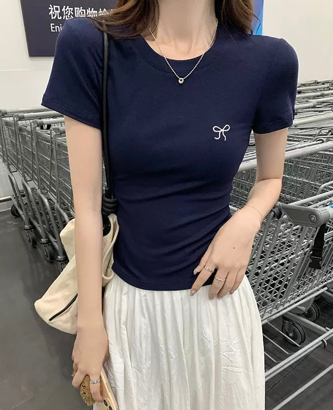Petit Ribbon Slim T-シャツ