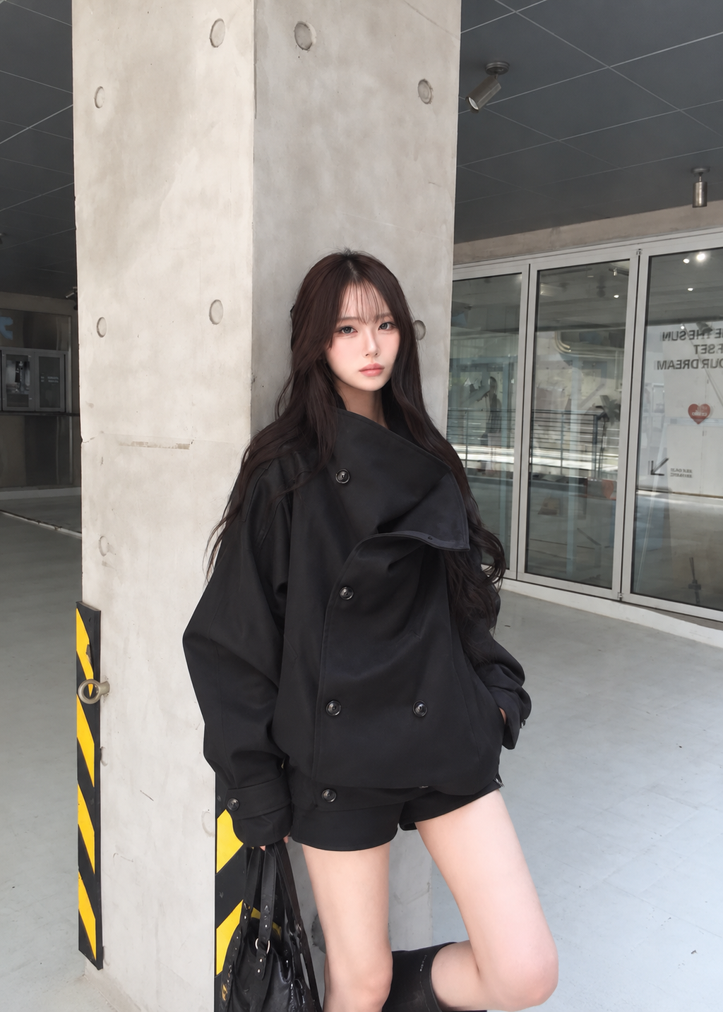 Veyla High Neck Blouson
