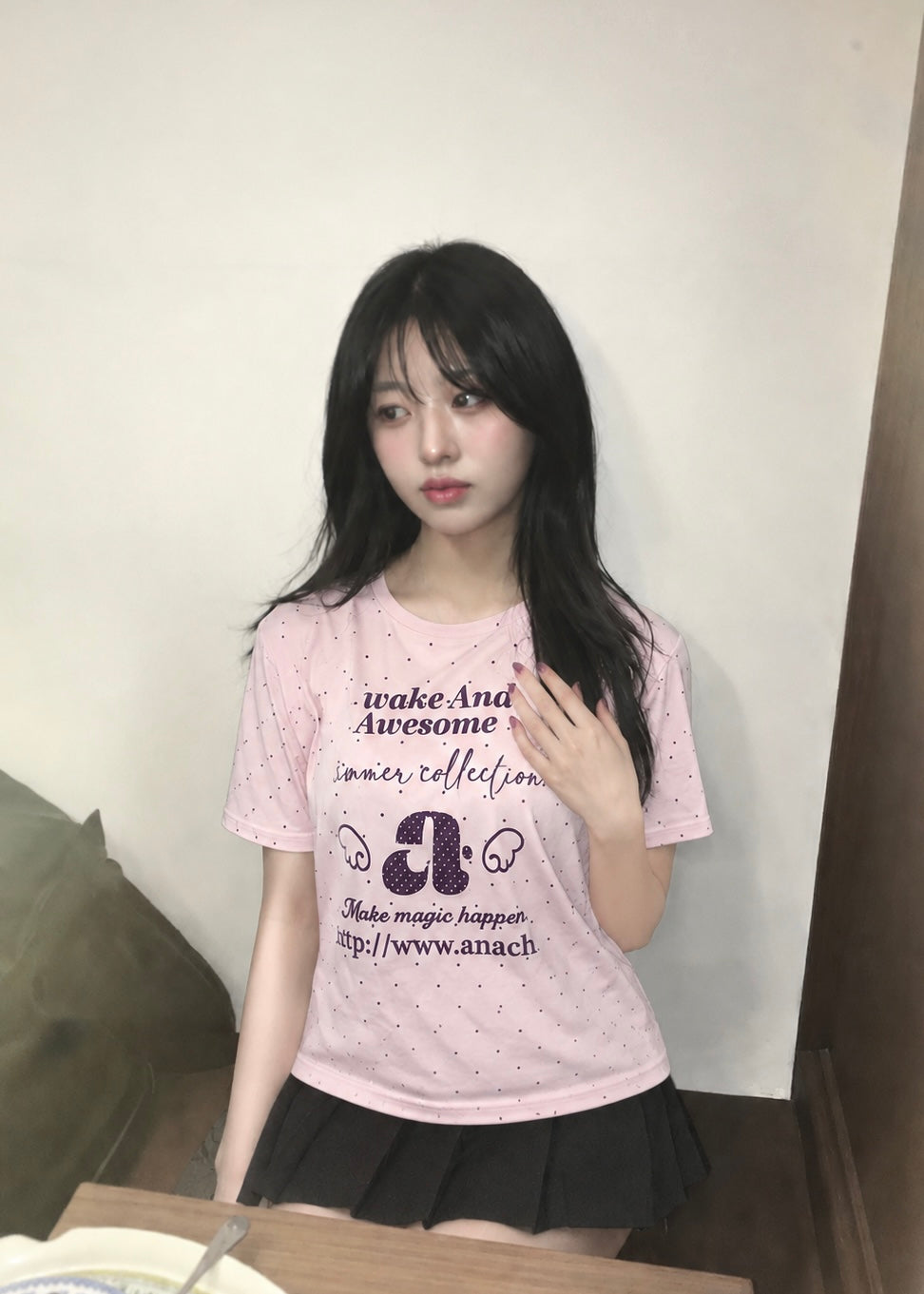 Angelic Polka Oversized T-シャツ