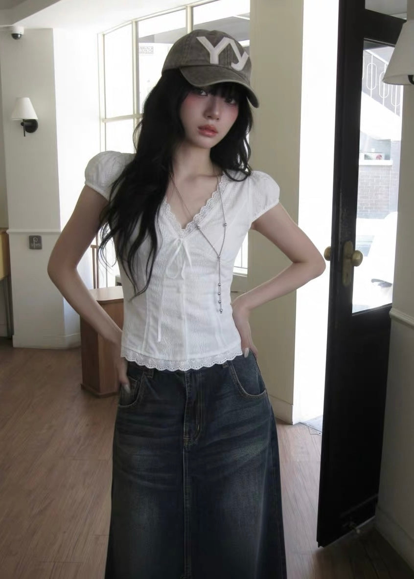 Lace Corset Blouse